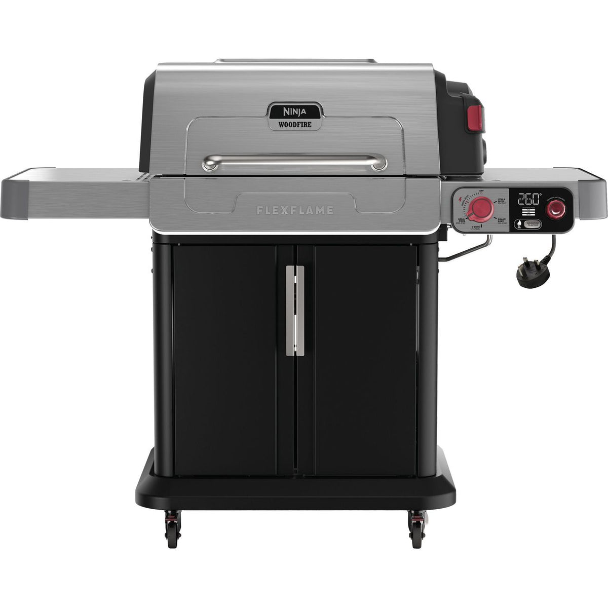 Ninja FlexFlame 3 Burner Gas Barbecue - Black