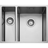 Rangemaster Kube 1.5 Bowl Undermount Kitchen Sink - Stainless Steel