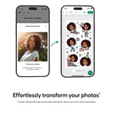 Cricut StickerPix Print + Cut™ Essential Bundle Sticker Printer - Blue
