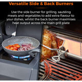 Tower Stealth Pro Gas Barbecue - Black