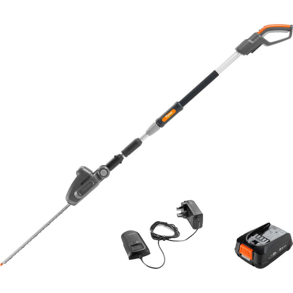 Flymo 18V UltraCut Reach 420 KIT 2.5 Hedge Trimmer - Grey