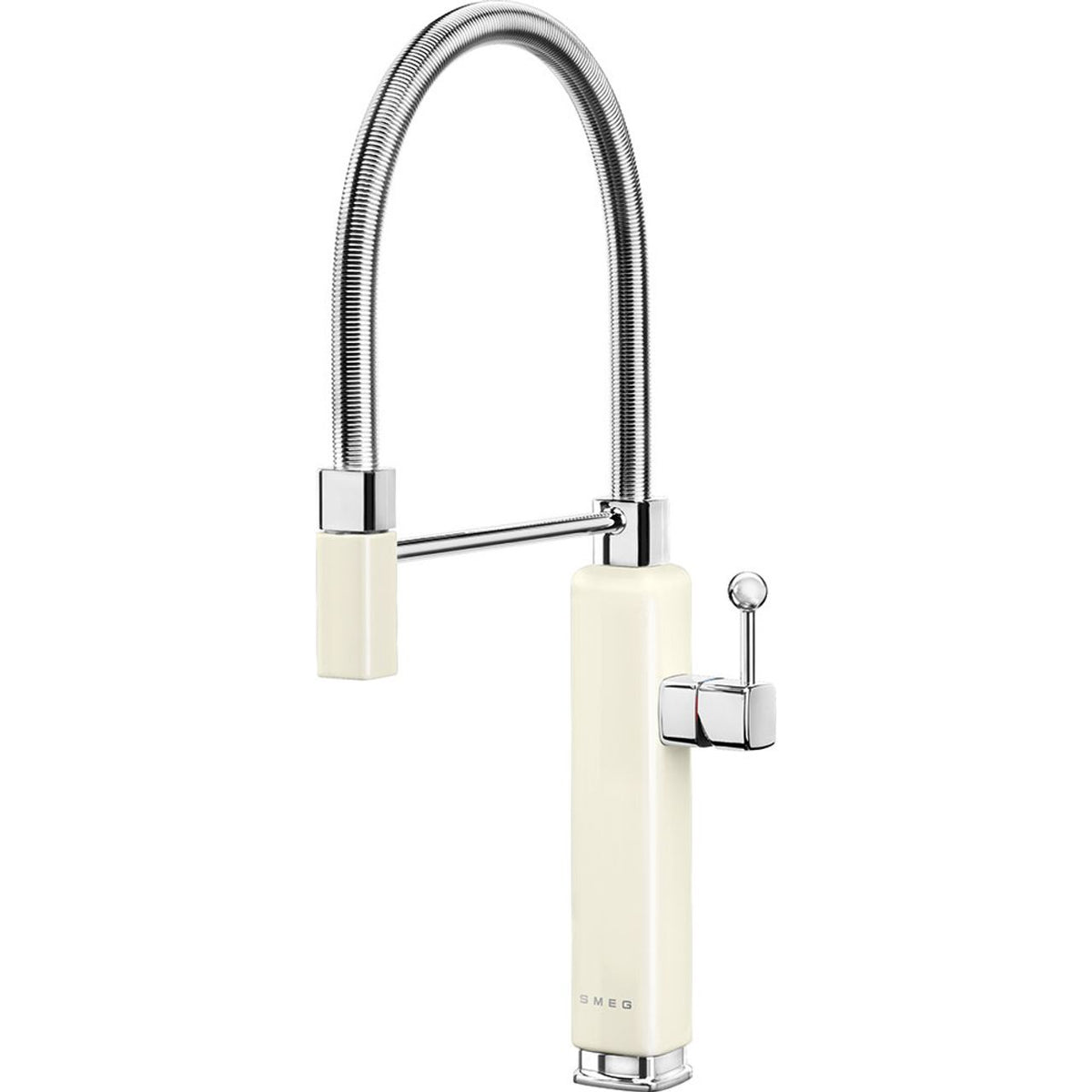 Smeg 50s Style Mixer Built In Kitchen Tap - Cream
