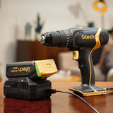 Gtech Cordless Combi Drill - Black / Gold