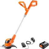 Flymo 18V P4A EasiTrim 230 Kit Battery - Grass Trimmer - Black / Orange