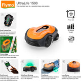 Flymo ULTRALIFE 1500 Robotic Lawn Mower - Orange