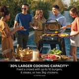 Ninja Woodfire Pro Connect XL Barbecue Grill & Smoker - Blue / Black
