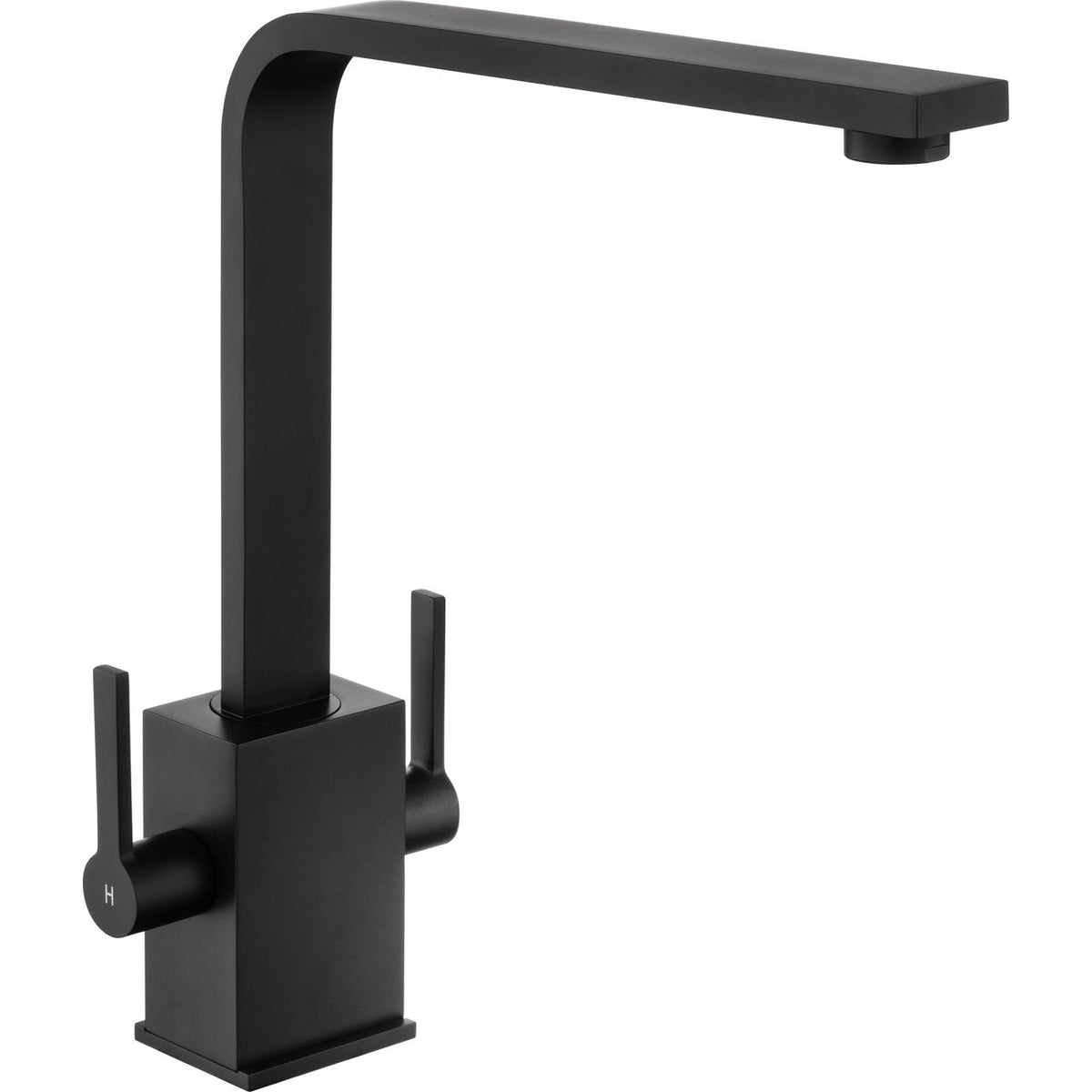Rangemaster Kube Dual Lever Built In Kitchen Tap - Matt Black