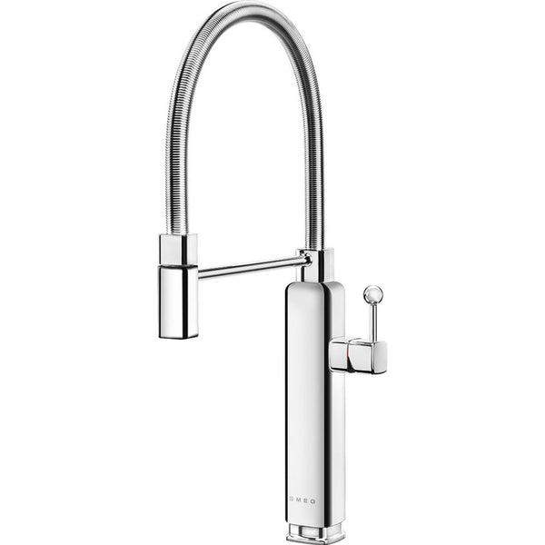Smeg 50s Style Mixer Built In Kitchen Tap - Stainless Steel