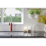 Smeg 50s Style Mixer Built In Kitchen Tap - Red