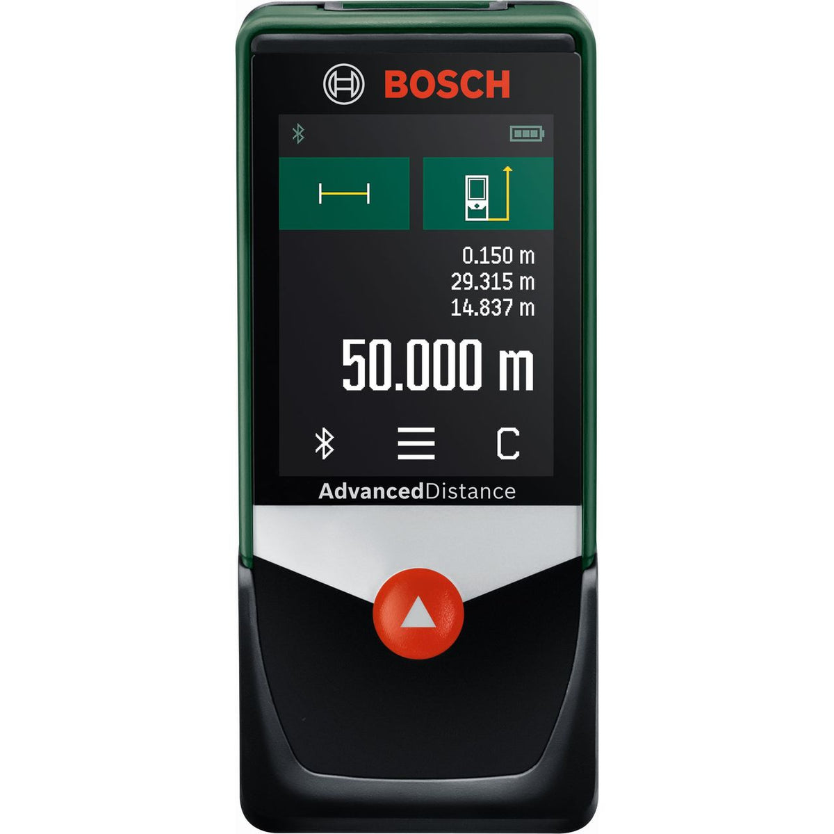 Bosch AdvancedDistance 50C 0603672202 Laser Measure - Green