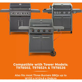 Tower 4 Burner T978526COV Barbecue Accessory - Black