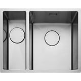 Rangemaster Kube 1.5 Bowl Undermount Kitchen Sink - Stainless Steel