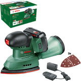 Bosch EasySander 18V-8 (1x 2.5Ah) Cordless Sander - Green