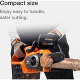 Flymo 18V EasiSaw 250 KIT 4.0 Chainsaw - Orange
