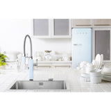Smeg 50s Style Mixer Built In Kitchen Tap - Pastel Blue