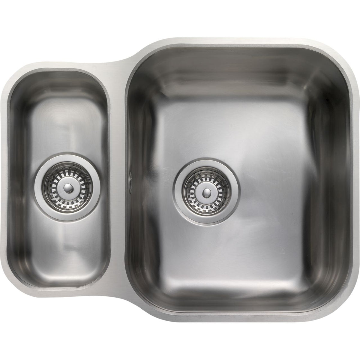 Rangemaster Classic 1.5 Bowl Undermount Kitchen Sink - Stainless Steel