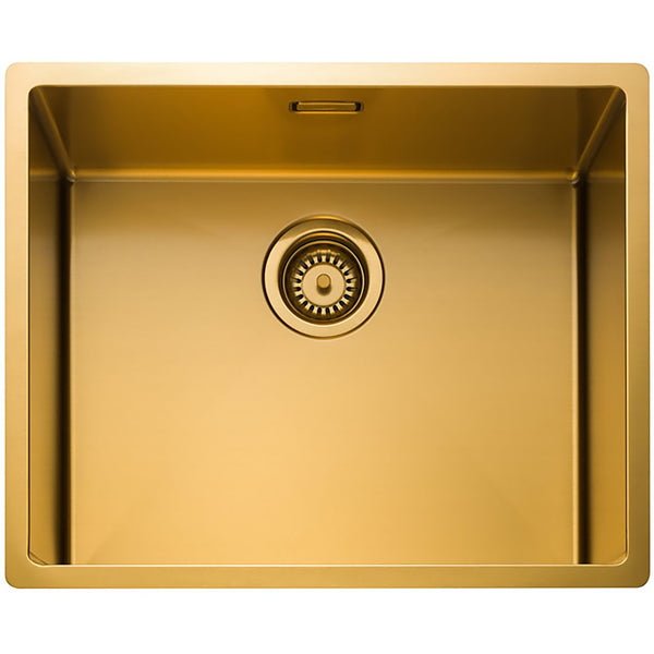 Rangemaster Spectra 1 Bowl Undermount Kitchen Sink - Gold