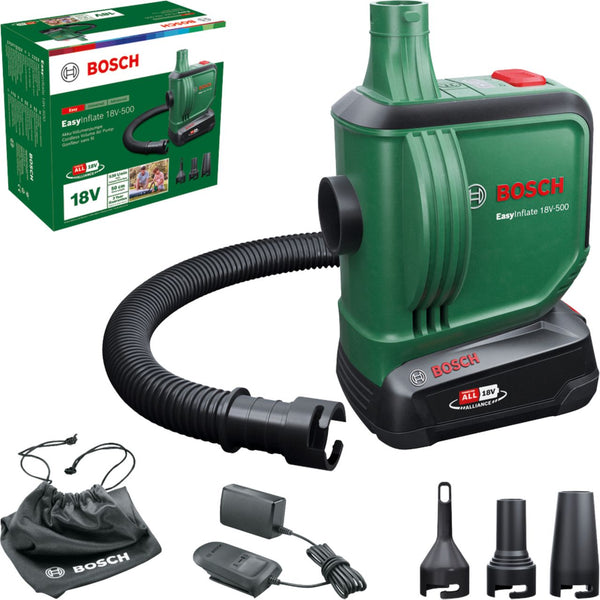 Bosch EasyInflate 18V-500 0.603.947.270 18 Volts Air Pump - Green / Black