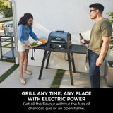 Ninja Woodfire Pro Connect XL Barbecue Grill & Smoker - Blue / Black