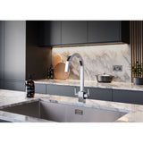 Rangemaster Quad Dual Lever Kitchen Tap - Chrome