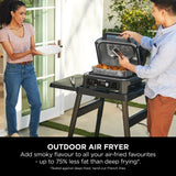 Ninja Woodfire Pro Connect XL Barbecue Grill & Smoker - Blue / Black
