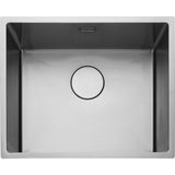 Rangemaster Kube 1 Bowl Kitchen Sink - Micro-Sheen™ Soft Brushed Finish