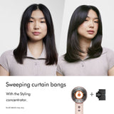 Dyson Supersonic™ Nural™ Straight+Wavy Hair Dryer - Ceramic Pink / Rose Gold