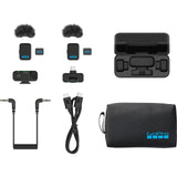 GoPro Wireless Mic Complete Kit for MISSION 1 Series, HERO13 Black, HERO12 Black, MAX2