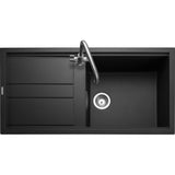 Rangemaster Topaz 1 Bowl Inset Kitchen Sink - Charcoal