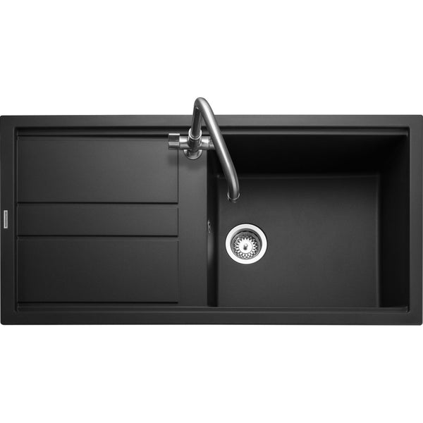 Rangemaster Topaz 1 Bowl Inset Kitchen Sink - Charcoal