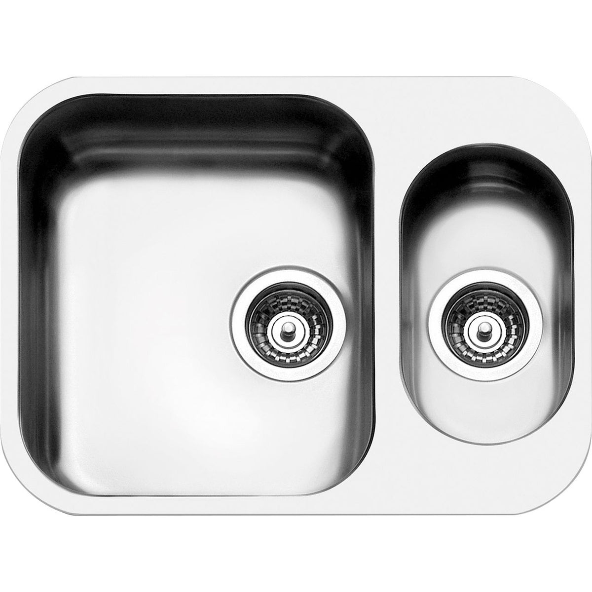 Smeg Universal Bowl Undermount Kitchen Sink - Stainless Steel