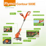 Flymo Contour 500E - Grass Trimmer - Orange