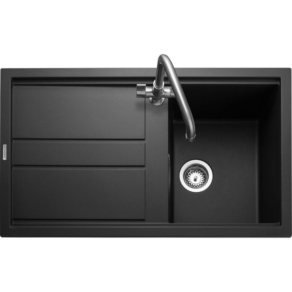 Rangemaster Topaz 1 Bowl Inset Kitchen Sink - Charcoal