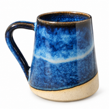 Deep Sea Blue Stoneware Mug
