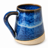 Deep Sea Blue Stoneware Mug