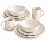 Round Ceramic Plate Set – 6 Piece