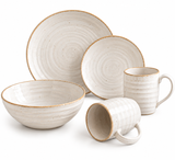 Round Ceramic Plate Set – 6 Piece