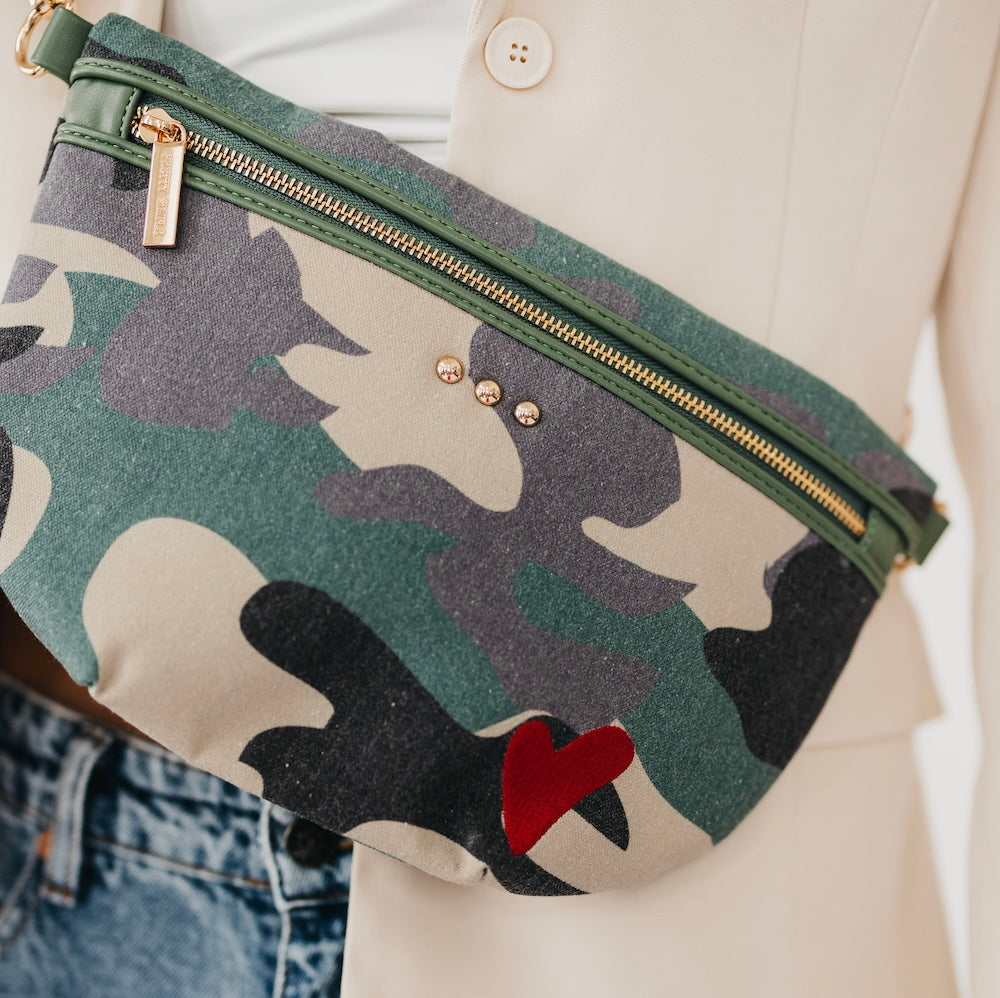 Colby Canvas Printed Bum Bag