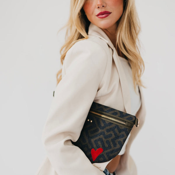 Colby Canvas Printed Bum Bag