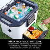 Ninja FrostVault 30QT/28L FB131UKWH Cool Box - Cloud White