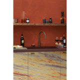 Quooker 3in1 Fusion Tap Round and PRO3-EQ B tank - Patinated Brass