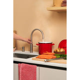 Quooker 3in1 Fusion Tap Round and PRO3-EQ B tank - Stainless Steel