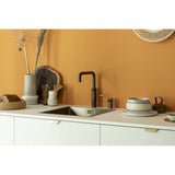 Quooker 3in1 Fusion Tap Square and PRO3-EQ B tank - Patinated Brass