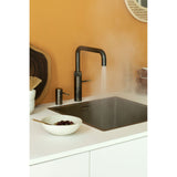 Quooker 3in1 Fusion Tap Square and PRO3-EQ B tank - Patinated Brass
