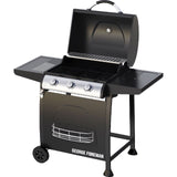 George Foreman GFGBBQ3B-N 3 Burner Gas Barbecue - Black