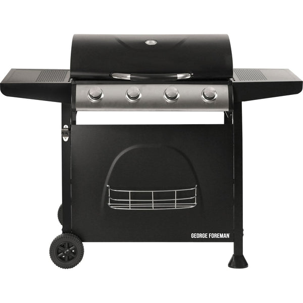 George Foreman 4 Burner Gas 1 Burner Gas Barbecue - Black