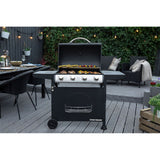 George Foreman 4 Burner Gas 1 Burner Gas Barbecue - Black
