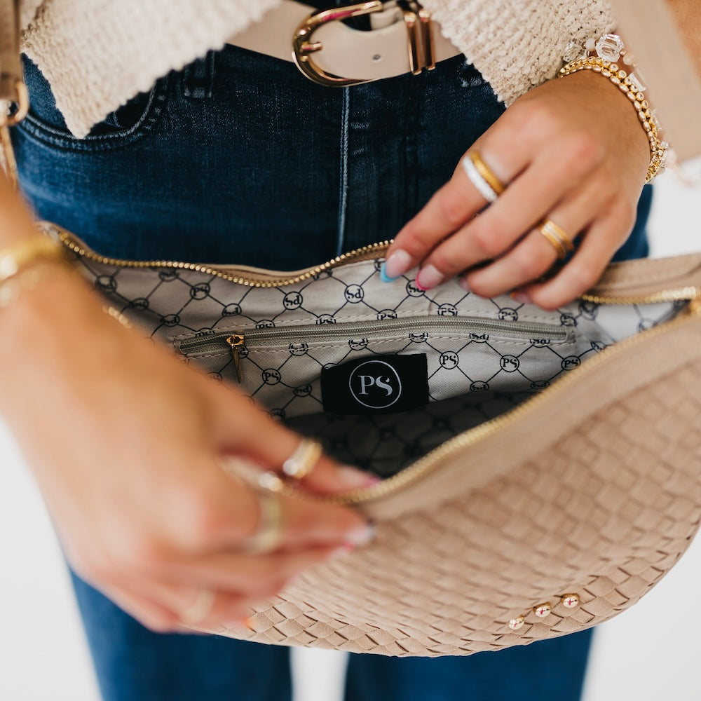 Paige Structured Suede Crossbody