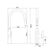 Harlyn Ives Built In Kitchen Tap - Chrome