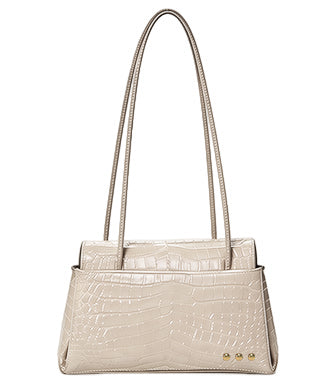 Kris Croc Embossed Shoulder Bag